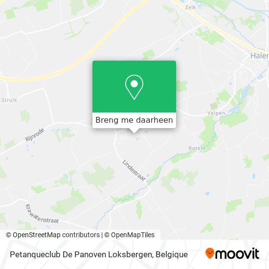 Petanqueclub De Panoven Loksbergen kaart