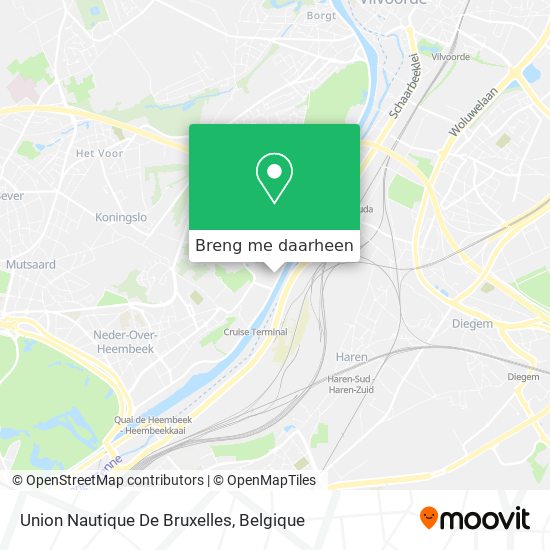 Union Nautique De Bruxelles kaart