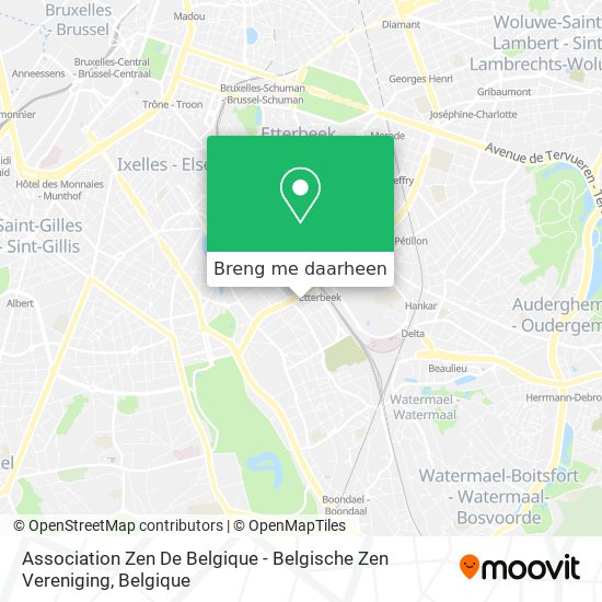 Association Zen De Belgique - Belgische Zen Vereniging kaart