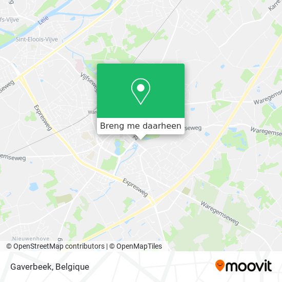 Gaverbeek kaart