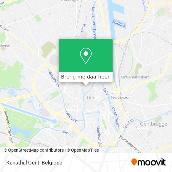 Kunsthal Gent kaart