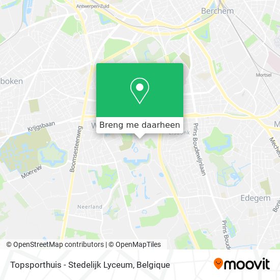 Topsporthuis - Stedelijk Lyceum kaart