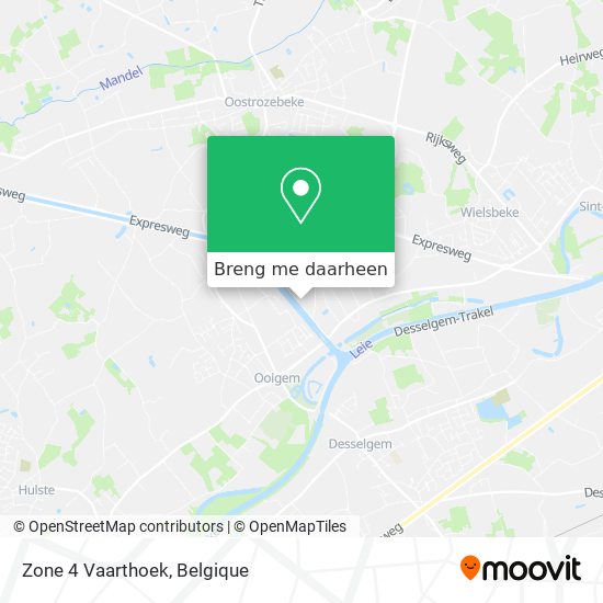 Zone 4 Vaarthoek kaart