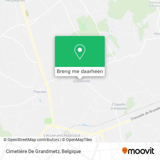 Cimetière De Grandmetz kaart