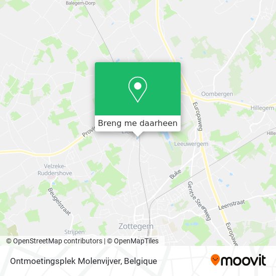 Ontmoetingsplek Molenvijver kaart