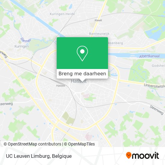 UC Leuven Limburg kaart