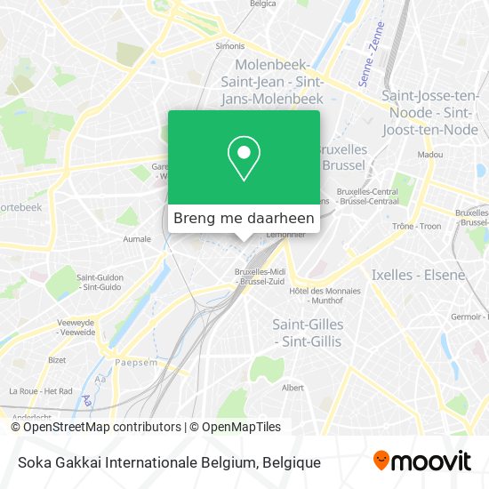 Soka Gakkai Internationale Belgium kaart
