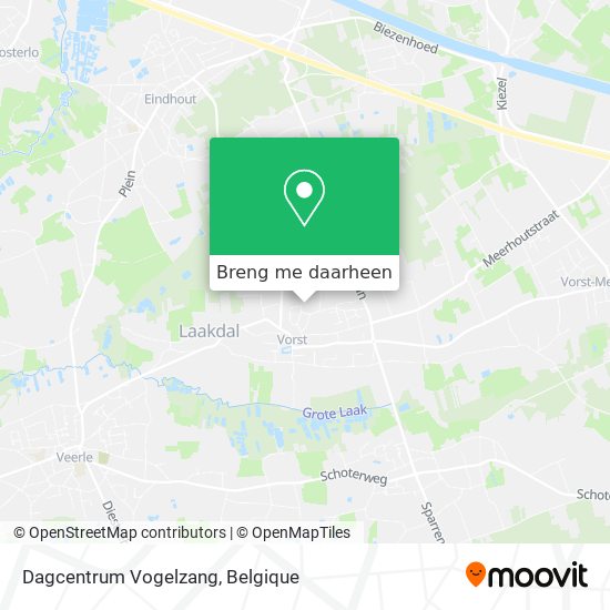 Dagcentrum Vogelzang kaart