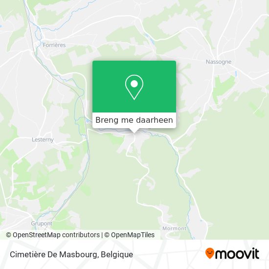 Cimetière De Masbourg kaart