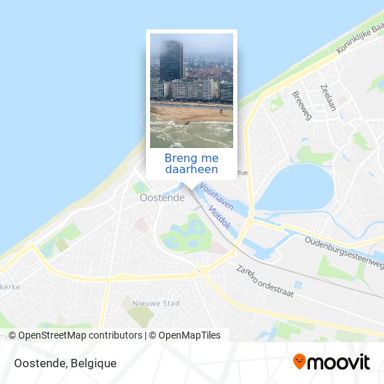 Oostende kaart