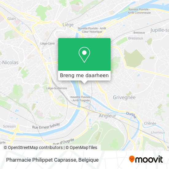 Pharmacie Philippet Caprasse kaart