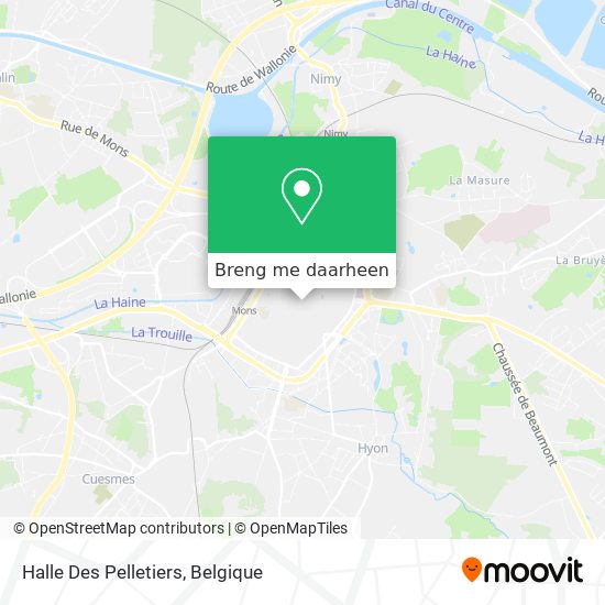 Halle Des Pelletiers kaart