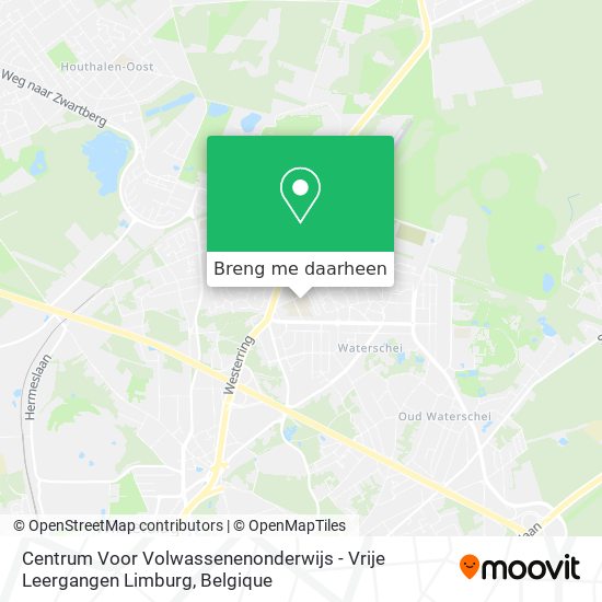 Centrum Voor Volwassenenonderwijs - Vrije Leergangen Limburg kaart
