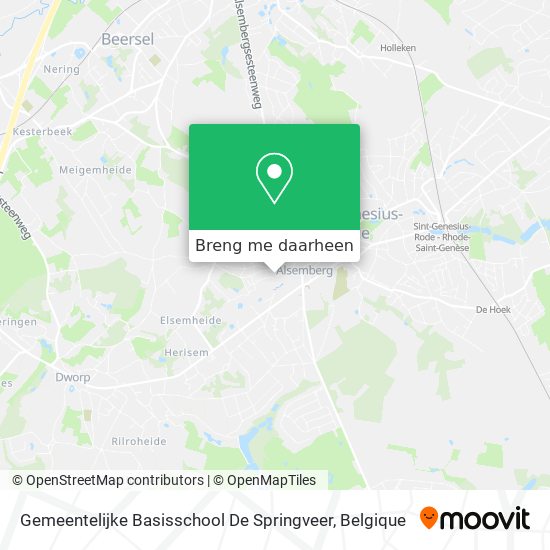 Gemeentelijke Basisschool De Springveer kaart