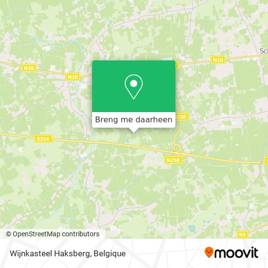 Wijnkasteel Haksberg kaart