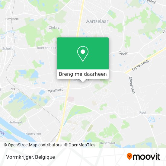 Vormkrijger kaart