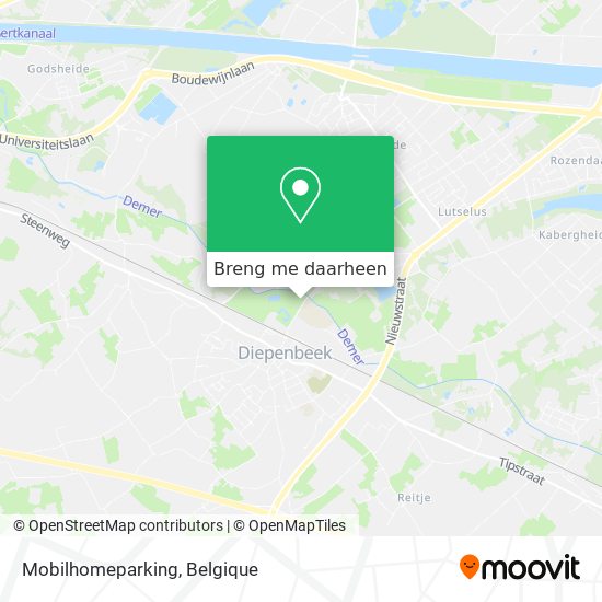 Mobilhomeparking kaart