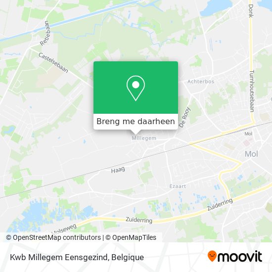 Kwb Millegem Eensgezind kaart