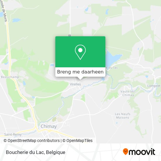 Boucherie du Lac kaart