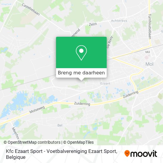 Kfc Ezaart Sport - Voetbalvereniging Ezaart Sport kaart