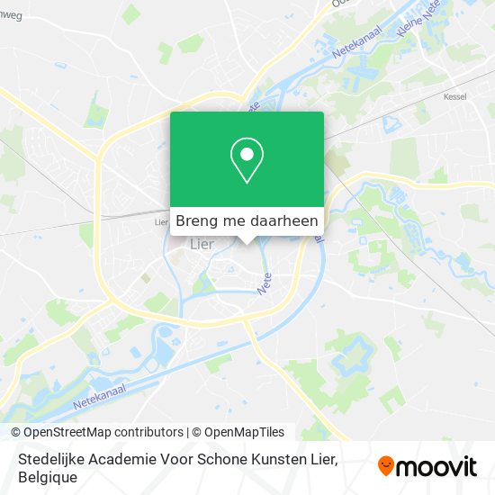 Stedelijke Academie Voor Schone Kunsten Lier kaart