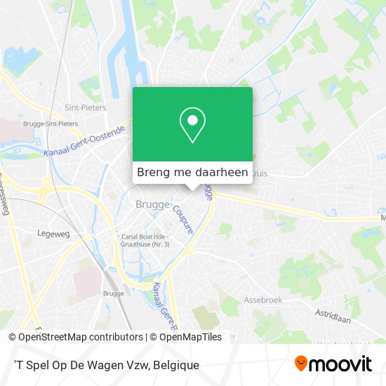 'T Spel Op De Wagen Vzw kaart