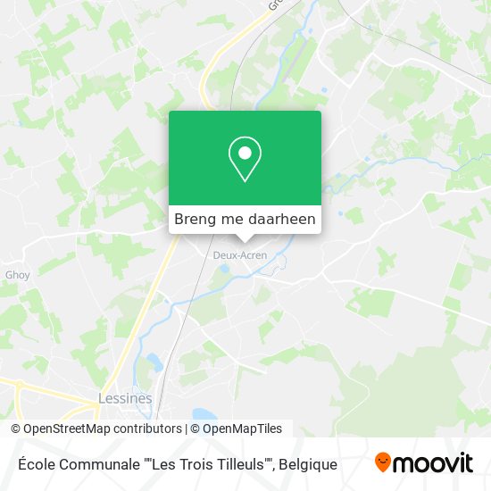 École Communale ""Les Trois Tilleuls"" kaart