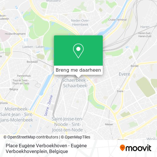 Place Eugène Verboekhoven - Eugène Verboekhovenplein kaart