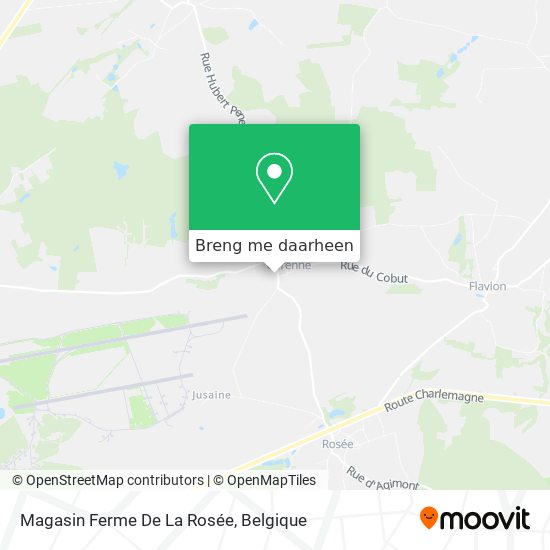Magasin Ferme De La Rosée kaart
