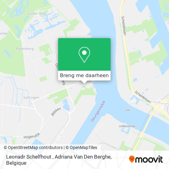 Leonadr Schelfhout , Adriana Van Den Berghe kaart
