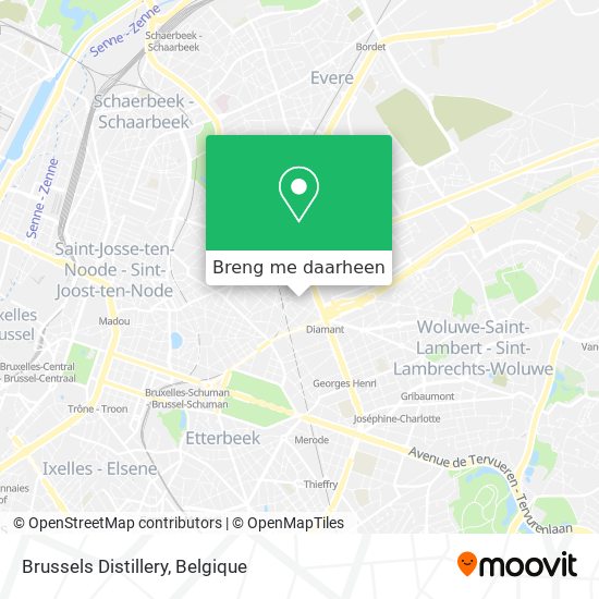 Brussels Distillery kaart