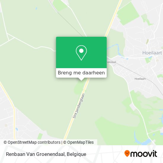 Renbaan Van Groenendaal kaart
