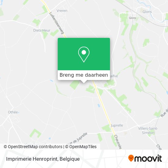 Imprimerie Henroprint kaart
