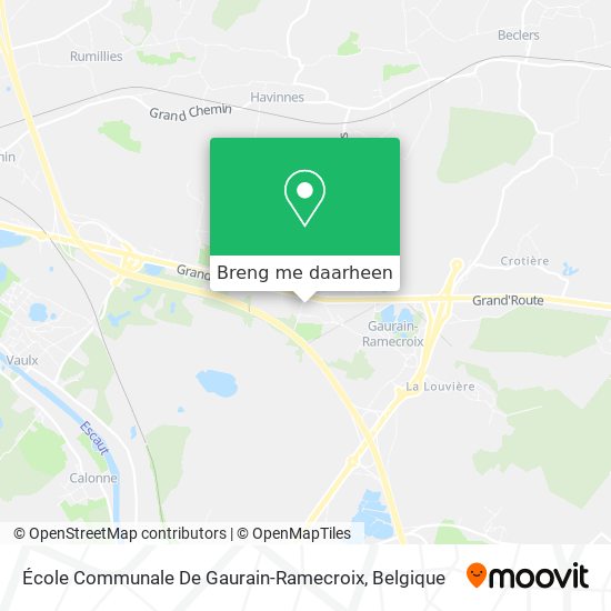 École Communale De Gaurain-Ramecroix kaart