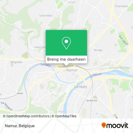 Namur kaart
