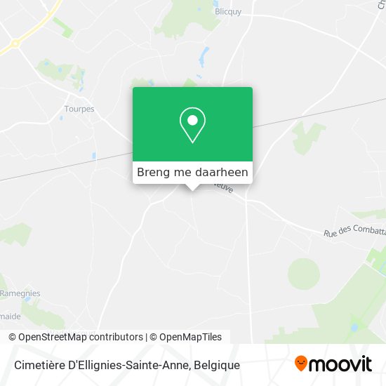 Cimetière D'Ellignies-Sainte-Anne kaart
