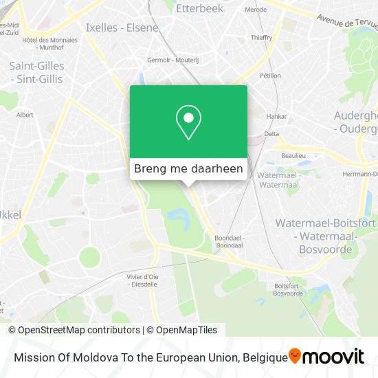 Mission Of Moldova To the European Union kaart