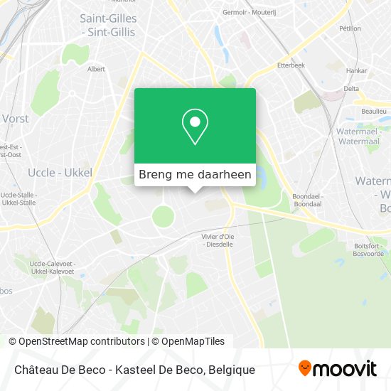 Château De Beco - Kasteel De Beco kaart