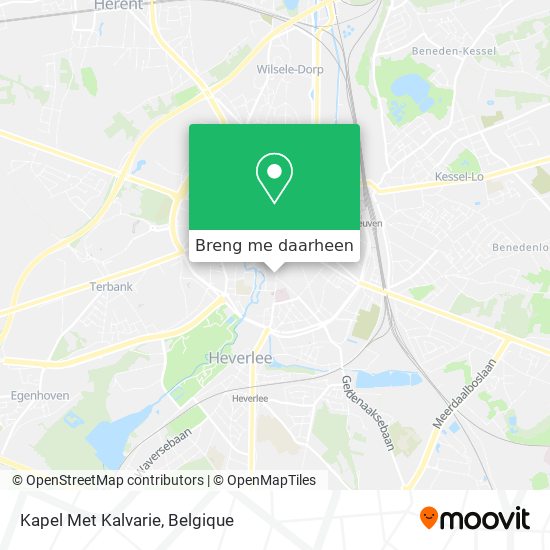 Kapel Met Kalvarie kaart