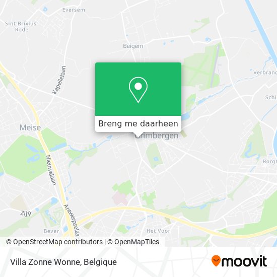 Villa Zonne Wonne kaart