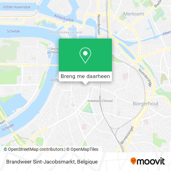 Brandweer Sint-Jacobsmarkt kaart
