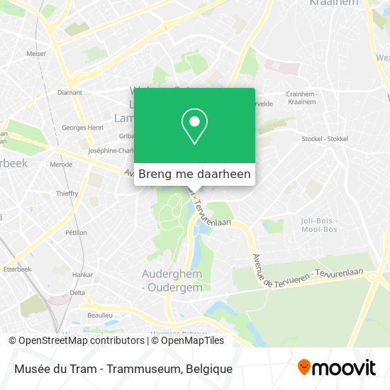 Musée du Tram - Trammuseum kaart