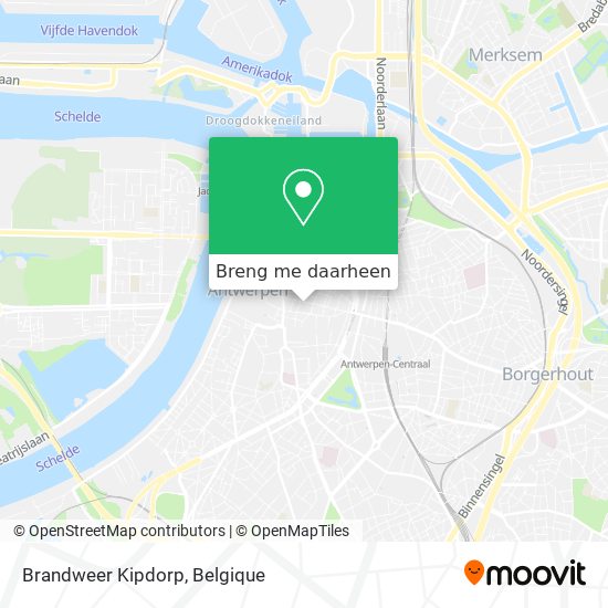 Brandweer Kipdorp kaart