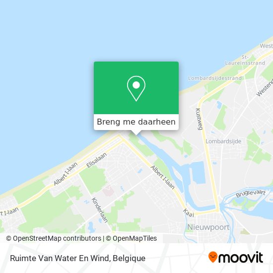 Ruimte Van Water En Wind kaart