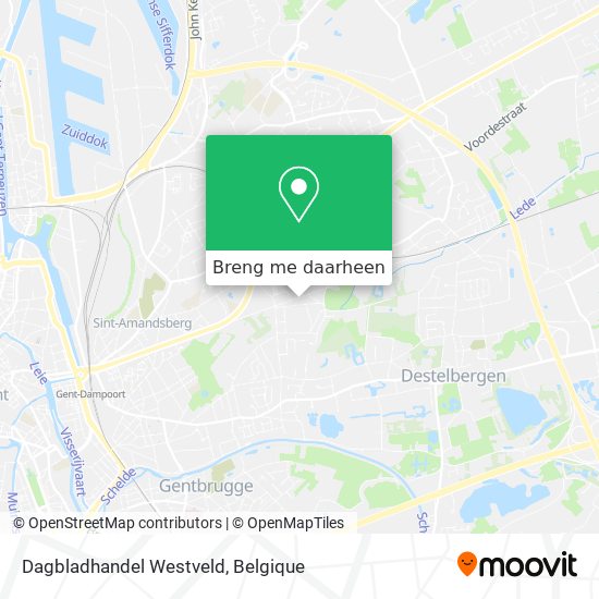 Dagbladhandel Westveld kaart