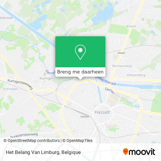 Het Belang Van Limburg kaart