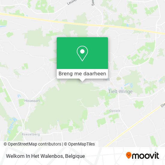 Welkom In Het Walenbos kaart