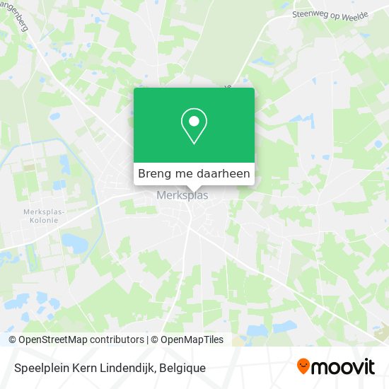 Speelplein Kern Lindendijk kaart