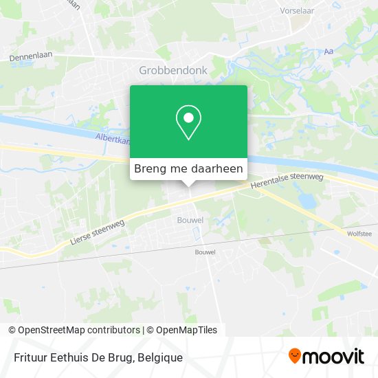 Frituur Eethuis De Brug kaart