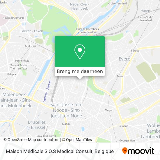 Maison Médicale S.O.S Medical Consult kaart